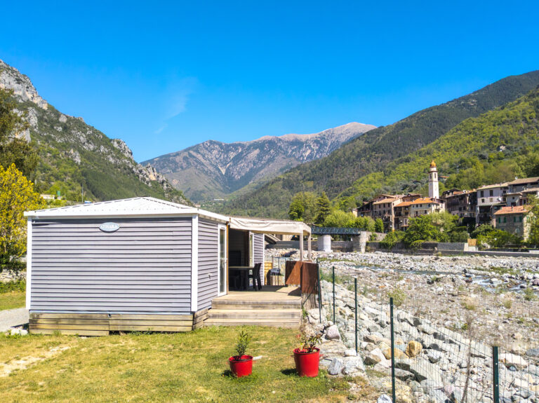 mobil-home superieur vue rivière