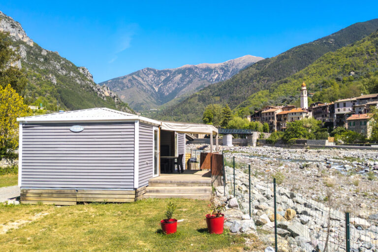 mobil-home superieur vue rivière